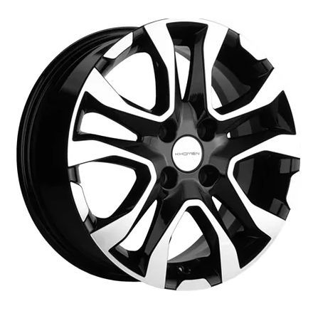 Khomen Wheels KHW1503 6x15 4x100 ET50 60,1 Black-FP